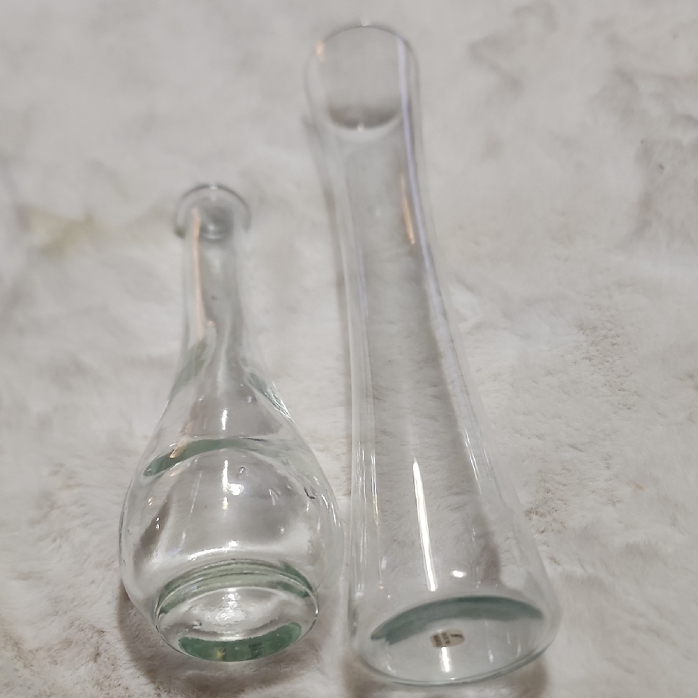 Elegant Clear Glass Vases